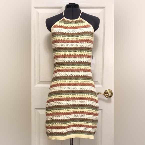 Promesa Dresses & Skirts - NWT Promesa Crochet Halter Mini Dress